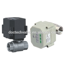 1/2" Zeit elektrisches Steuerventil AC/DC9-24V, SS304 motorisierte Ventile mit Timer Funktion zum Ablassen von Wasser eingestellt